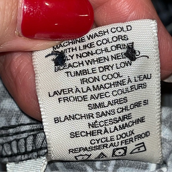 WRK The Reworked Shirt RARE Blue Gray Black Crosses Lightweight Cotton Men’s XL - Picture 9 of 13